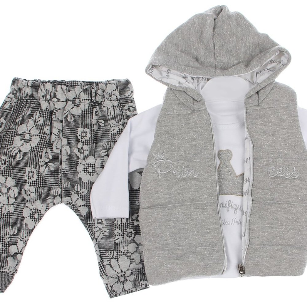 NEW with Tags Baby Clothing 3-Piece Cotton Set for Newborn Baby Girls and Boys